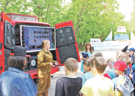 В лагерях о пожарной безопасности