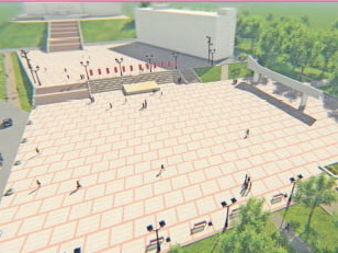 Три уровня набережной Амурска