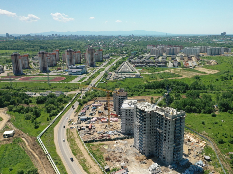 Комплексная застройка в Хабаровске снижает цены