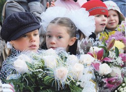 В первый раз в школу