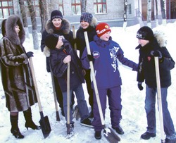 Ну и холод во дворе!