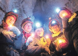 По следам «белого спелеолога»