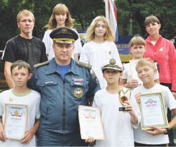 Школьники прошли огонь и воду
