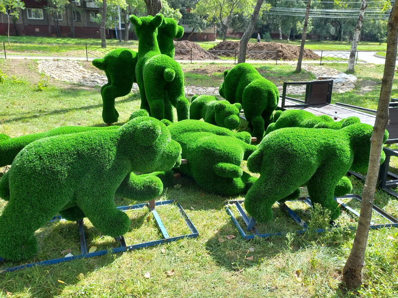 Встретимся у оленя, говорят гости Тихого сквера