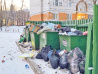 В Хабаровске 1000 кубов мусора не входят в контейнеры