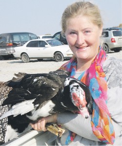 В Мирном даже индоутки есть