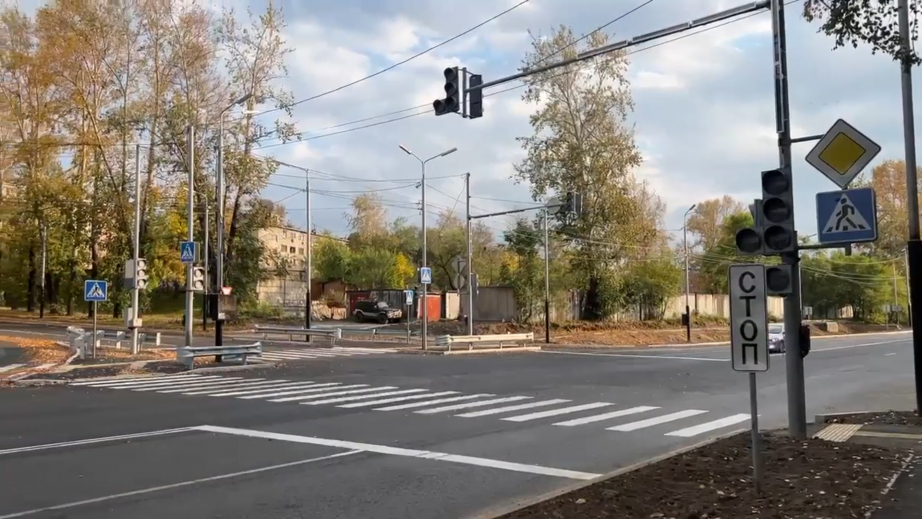 Перекресток Павла Морозова и Суворова отремонтировали в Хабаровске