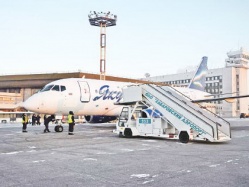 Премьерный полёт якутского «Суперджета»  