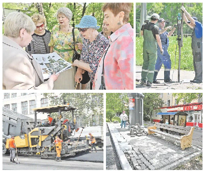 В Хабаровске летом ремонтируют дороги, бульвары и создают скверы
