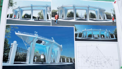 В парке Гагарина обратный отсчёт