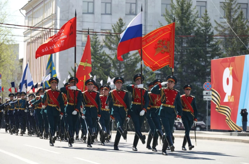 Парад Победы, самый масштабный в ДФО, прошёл в Хабаровске