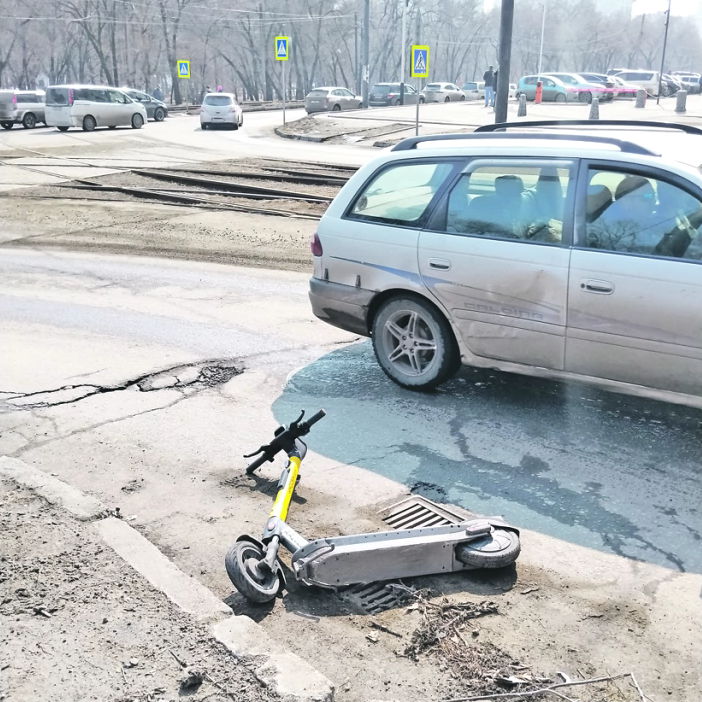 В Хабаровске для самокатов есть медленные зоны
