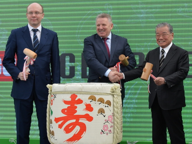 Открытие теплиц в японском стиле