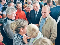 Президент Владимир Путин: «Нас бьют, а мы крепчаем»