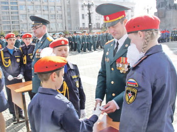 Ребят посвятят в кадеты