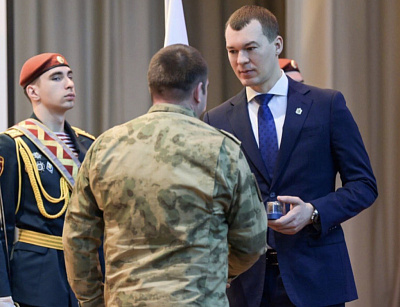 Дегтярёв наградил военнослужащих, вернувшихся из зоны СВО 
