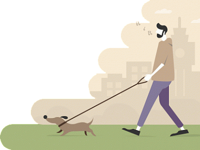 Как работает услуга выгула собак