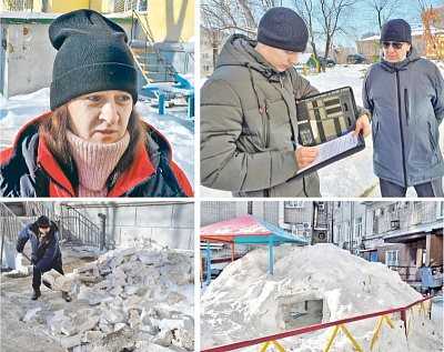 Управляющие  компании  Хабаровска проигрывают  в  борьбе  со  снегом