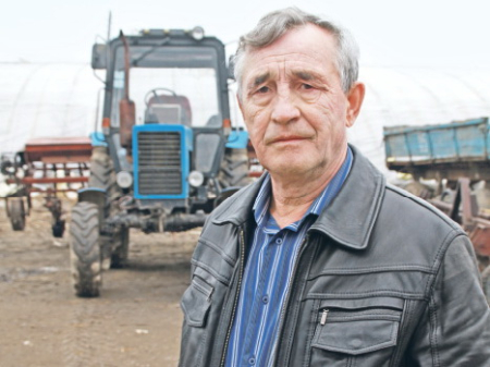 Фермер Сергей Щергин себя без работы не представляет