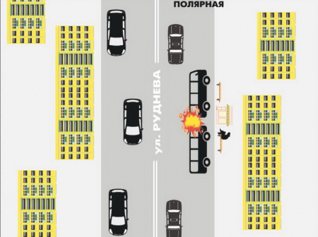 Свернул налево и врезался в забор