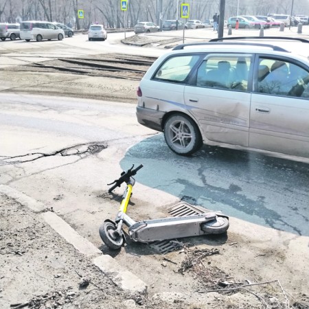 В Хабаровске для самокатов есть медленные зоны