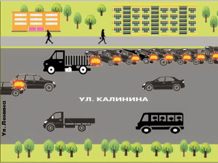 Чертова дюжина на улице Калинина