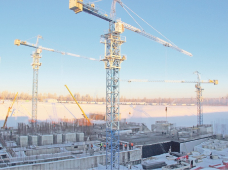 Работы идут по графику, несмотря на 40-градусный мороз