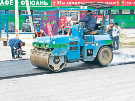 В хабаровском асфальте появились секретные ингредиенты