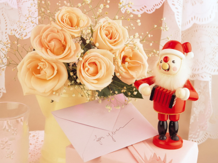 Розы на Новый год