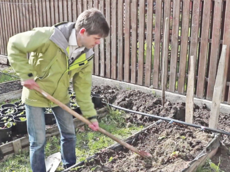 Осенняя подготовка грядок к зиме